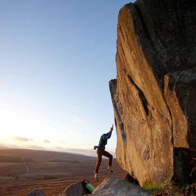 Stay tuned for Monday’s episode of Climbing Guide to Galaxy. This time - Peak District 📸 @simona.lenc 
#engineeredforclimbing #bouldering #ocun #thinkvertical #CGTG