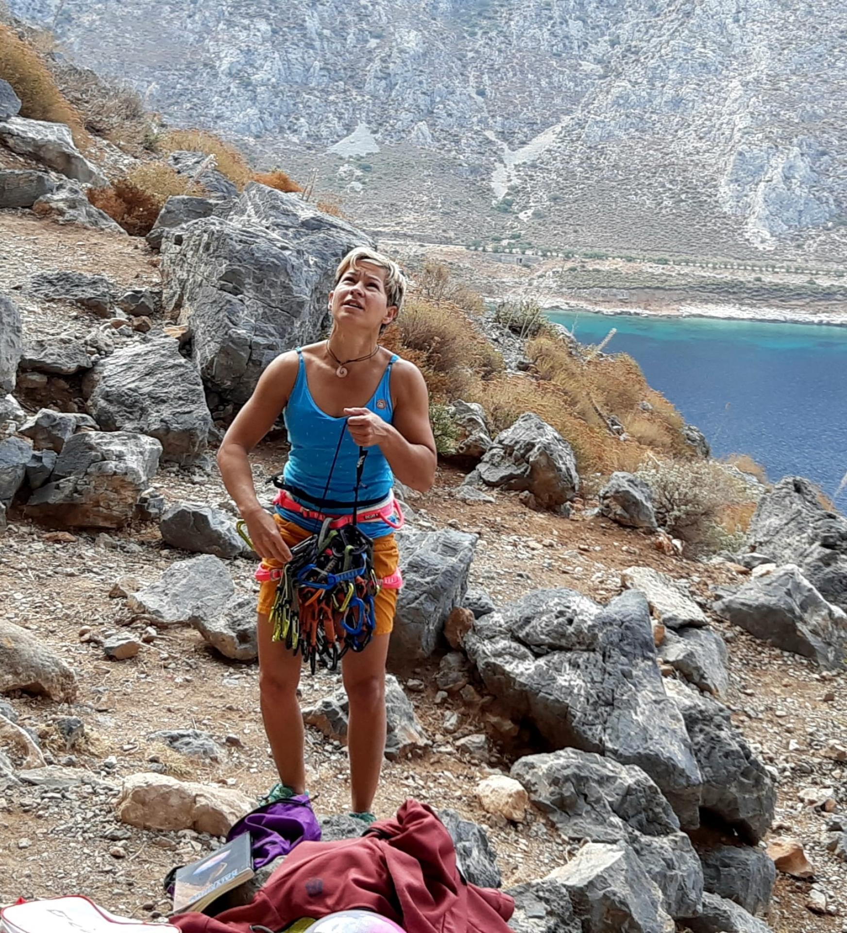 Muriel Sarkany Climbing legend from Belgium OCÚN